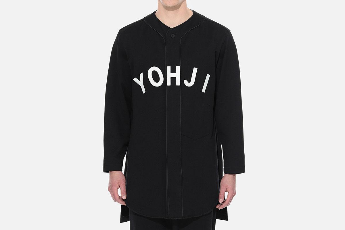 adidas Originals Y-3 Yohji Letter Baseball Shirt adidas Originals Y-3 Yohji Letter Baseball Shirt
